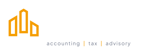 RDA Accountants Logo Tagline - Blue Transparent BG